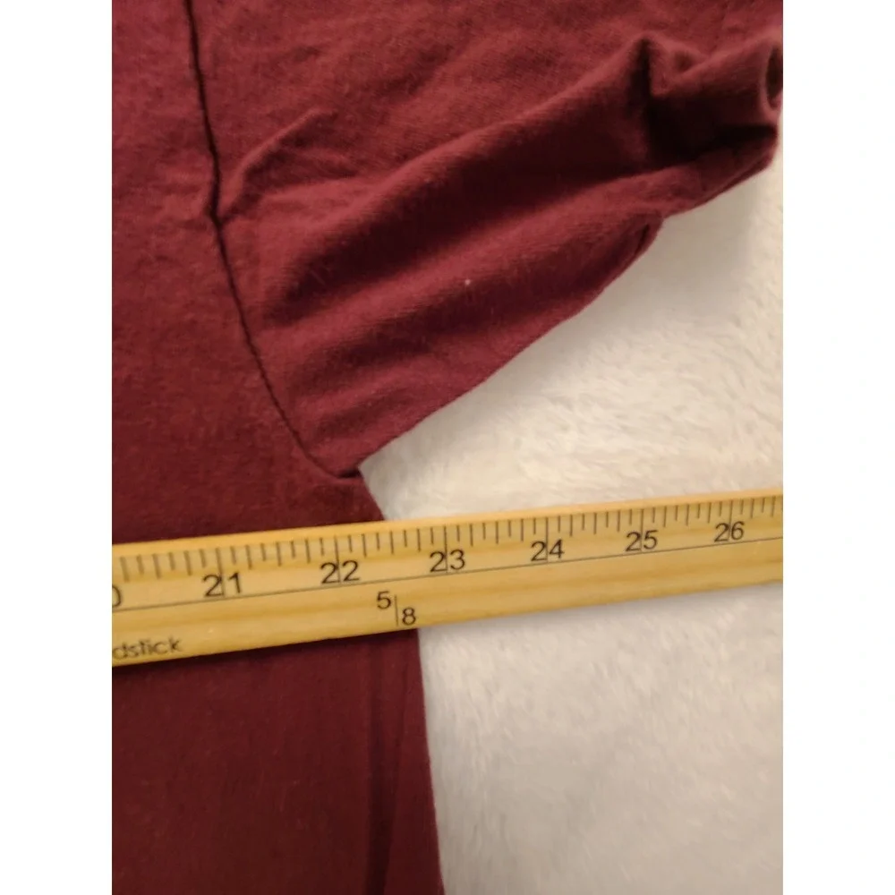 Nike World Tour Graphic‎ T-Shirt Men's XL Maroon Burgundy Short Sleeve Cotton